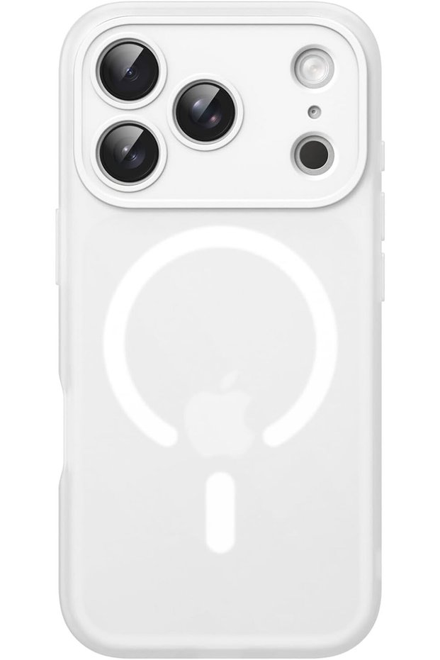 غطاء مغناطيسي غير لامع لهاتف iPhone 18 Pro Max/17 Pro Max، شفاف ومطفي