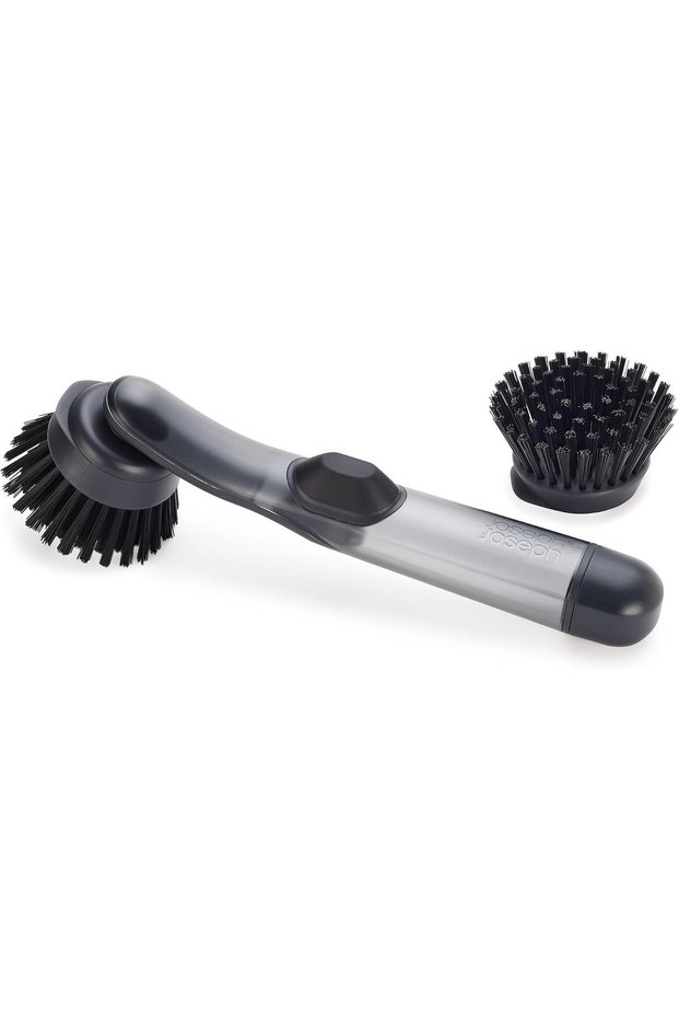 SinkTech Refillable Soap-Dispensing Dish Brush with Replacement Head