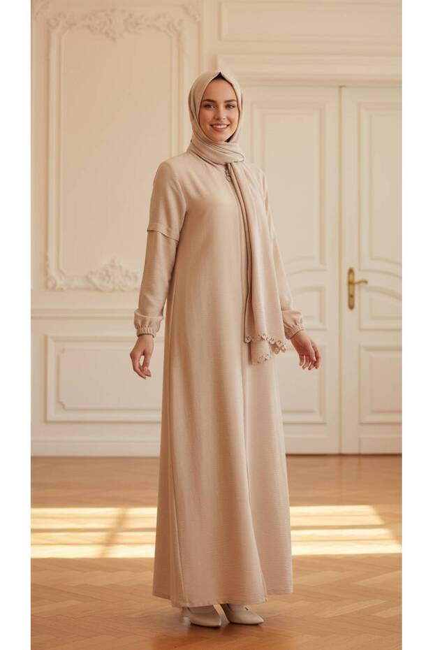 Ayrobin Cotton-Scarf Prayer Dress