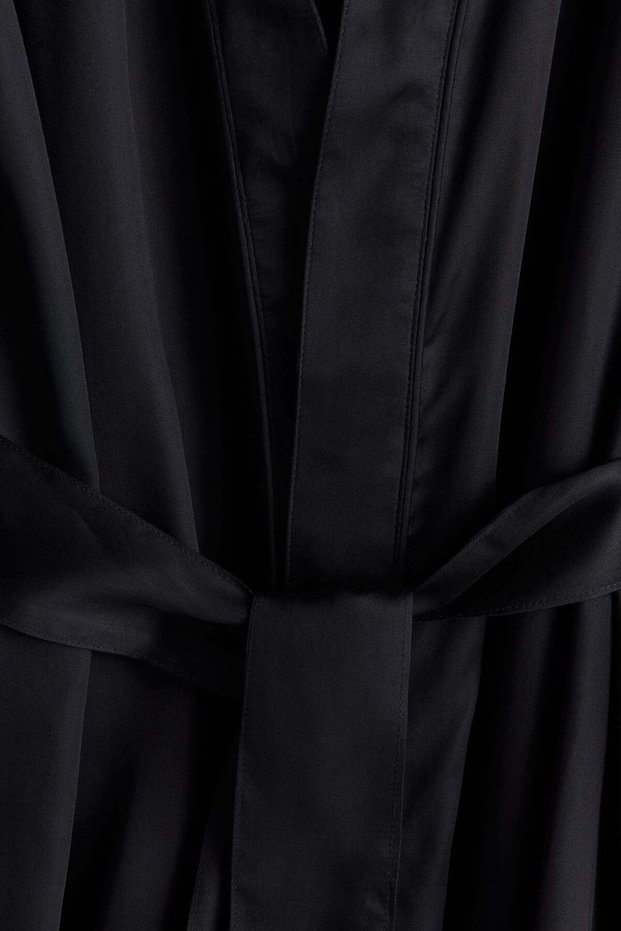 Satin dressing gown