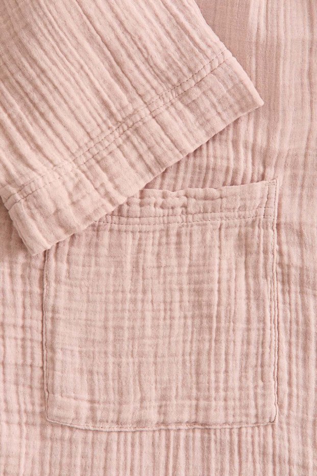 Muslin dressing gown