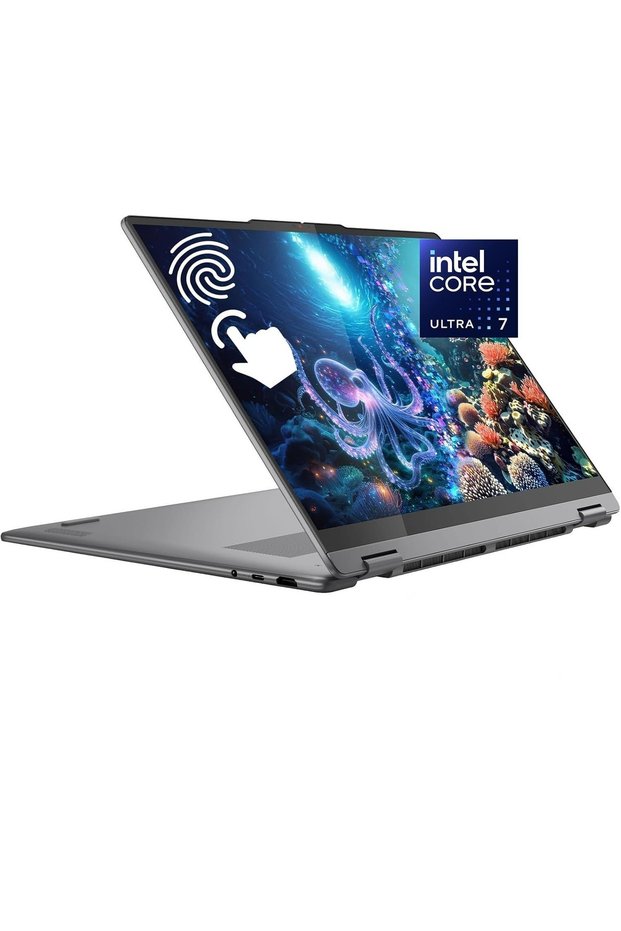 Yoga 7i 2-in-1 16" | 2K IPS Touchscreen Laptop | Intel Core Ultra 7 355 Processor | 16GB RAM, 512 SSD | Intel Graphics, Windows 11, 360° Convertible | Luna Grey