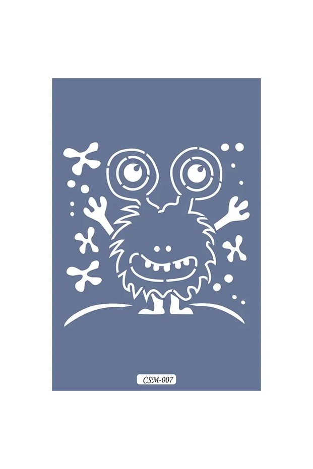 Cute Creatures Children's Stencil 25X25Cm Csm07