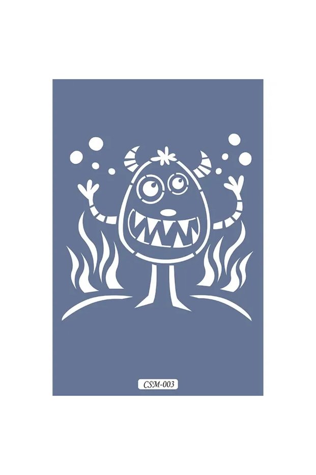 Cute Creatures Children's Stencil 15x15 cm CSM03