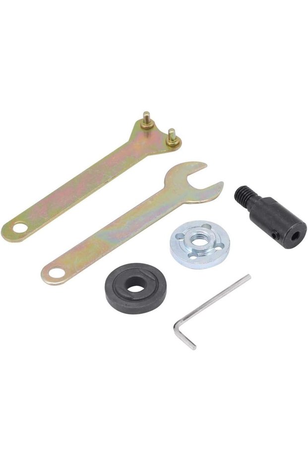 Angle Grinder Chuck Adapter Kit, 16mm Bore, 5 8 10 12mm