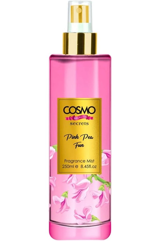 Beaute Pink Pea Fun Fine Fragrance Body Mist - 250ML, Long Lasting, Body Spray, Aloe Vera Extracts, Smell All Day, Fresh Scents, Prime, Body Splash