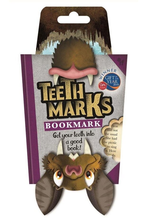 Teethmarks Bookmark Bat