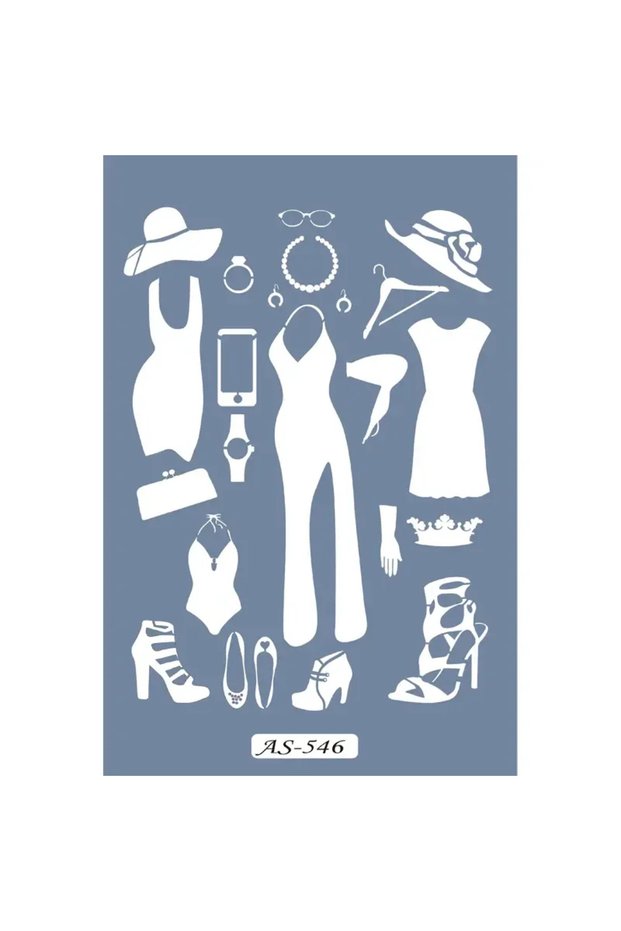 AS546 Modal Model A4 Stencil