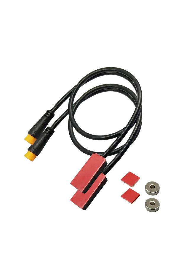 2 Pieces E-bike Brake Sensor Waterproof 3 Pin with Magnets for Bafang Mid Drive Motor Kit Electric B