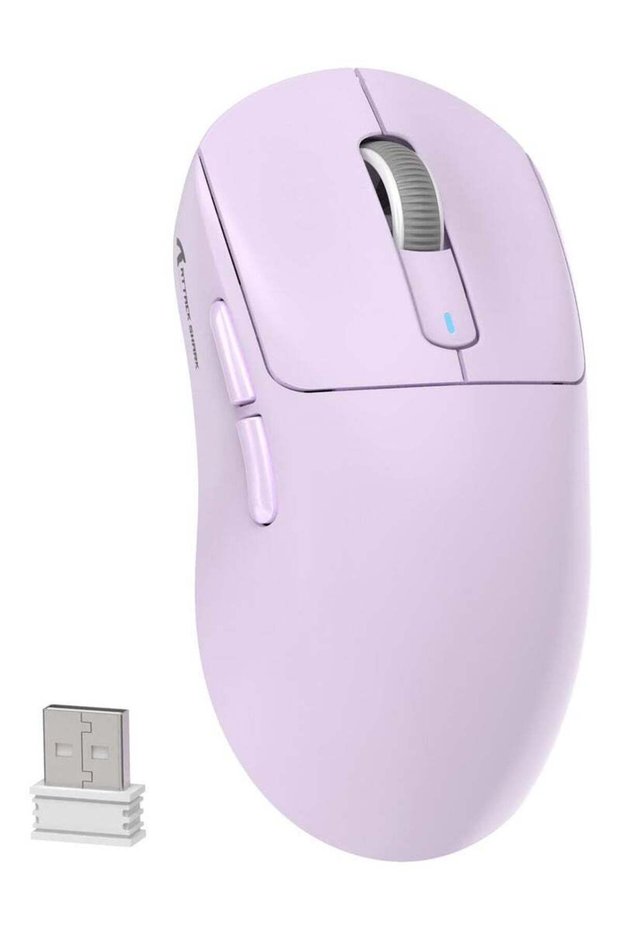 فأرة ألعاب لاسلكية خفيفة الوزن X3، تدعم ثلاثة أنماط اتصال: 2.4 جيجاهرتز، وUSB-C (سلكي)، وبلوتوث، وسرعة تصل إلى 26 كيلو هرتز.