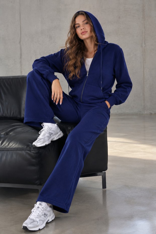 Modal Fabric 0Ysho Wide-Leg Top and Bottom Set