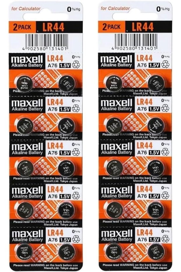 LR44 (A76) Batteries, 20 Count