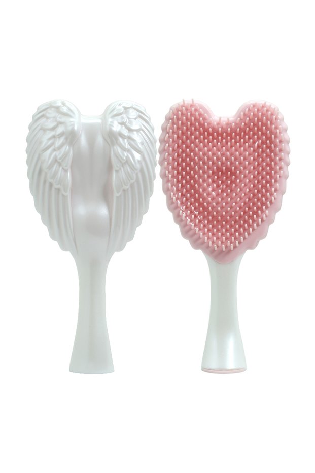 TS02-Mini Professional Mini Angel Detangling Tangle Hairbrush Comb Anti-static Hair Brush Women Mass