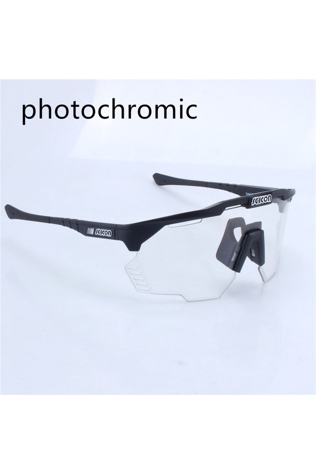 photochromic B SCICON AEROSHADE KUNKEN UV400 Cycling Sunglasses with Case - Outdoor Sports Men's MTB