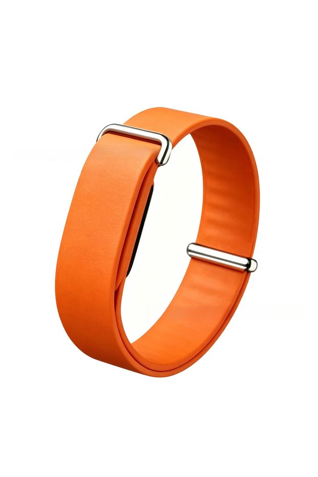 For GoogleFitbit Air Orange Soft Silicone Watch Strap for Google Fitbit Air Rubber Replacement Brace