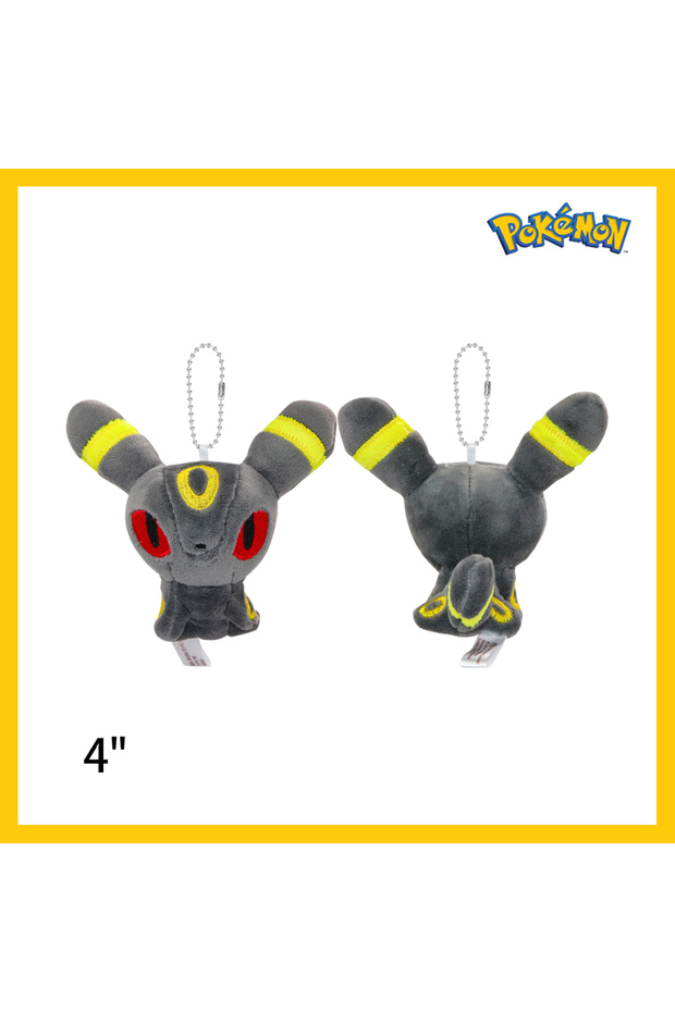 Umbreon 4 inch Mimikyu Eevee Plush Keychain Pocket Monster Cos Eeveelution Snorlax Doll Anime