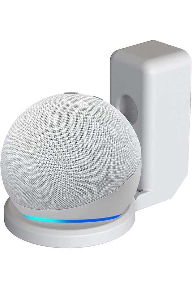 حامل جداري جديد كليًا لجهاز Echo Dot من الجيل الخامس والرابع، مكبر صوت ذكي Alexa Echo Flex