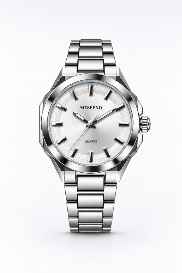 Orbit Metal-Strap Quartz Men's Wristwatch