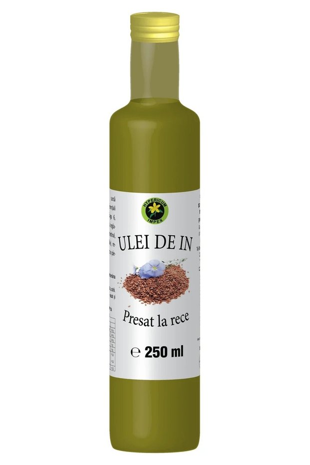 Flaxseed oil Hypericum, 100% cold pressed, 250 ml