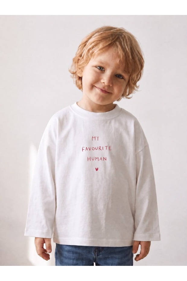 Minimalist Unprinted Oversized Long-Sleeve T-Shirt