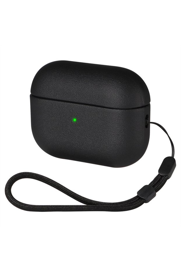 for airpods 4 Black Leather Grain Case for Airpods Pro 3 AirpPods Pro 2 Case Cover Bluetooth Earpho