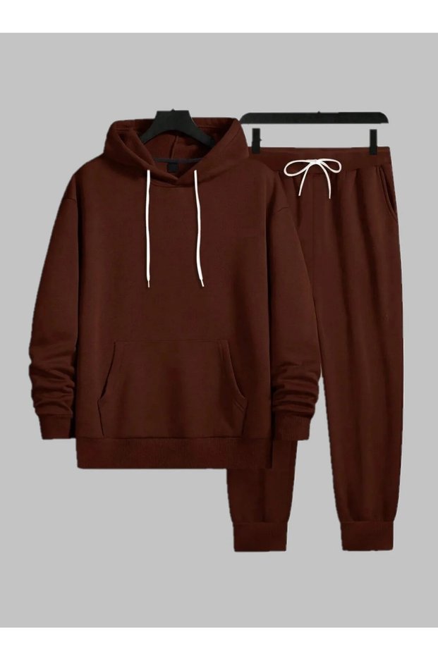 Unisex Large Size Hooded Tracksuit Set Daxi̇s Sportwear Company