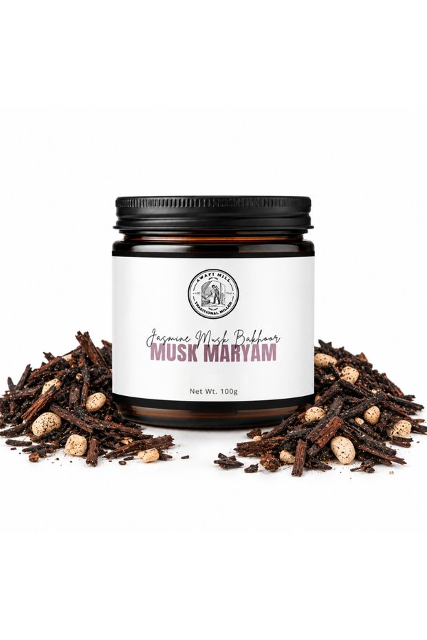 Musk Maryam Oud Bakhoor | Jasmine, Musk & Sandalwood | 100 g