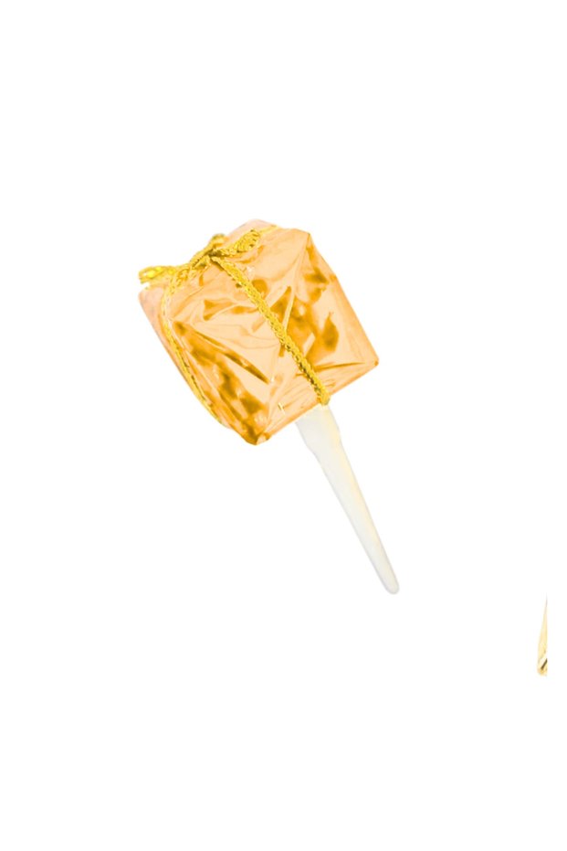 New Year's-Themed Cake Toppings, 100-Piece Gift Pack, Gold