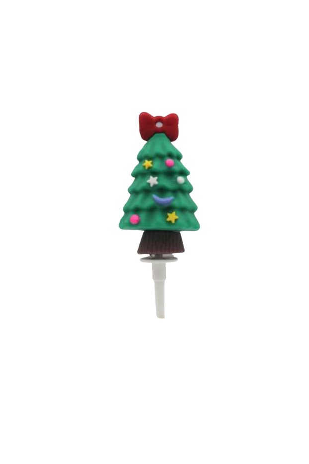 Silicone New Year's-Themed Cake Topping: 50 Trees with Bow Detail