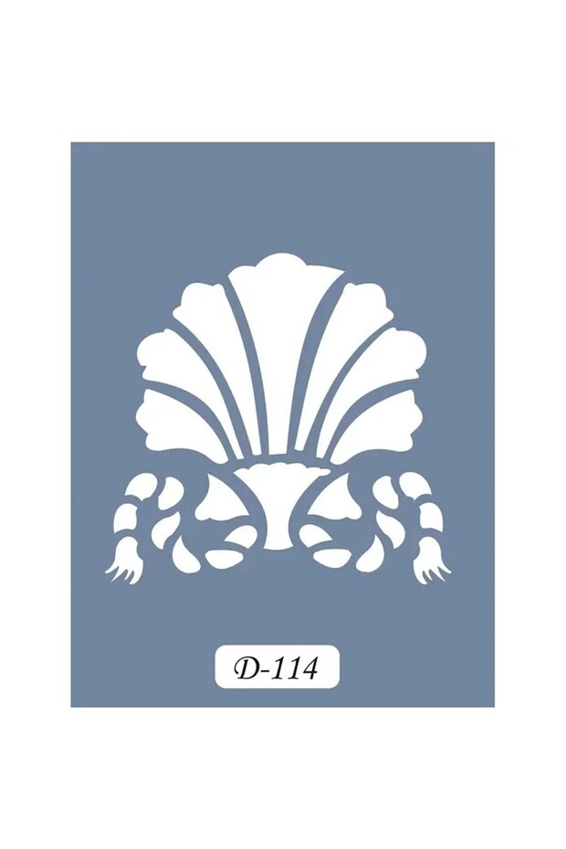D114 Oyster Model D Series Stencil 15x20 cm