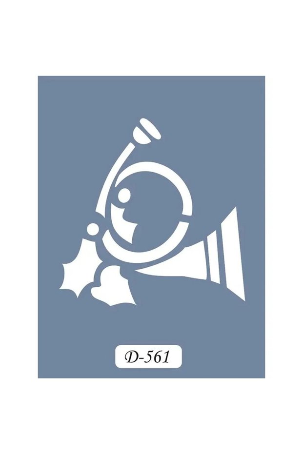 D561 Borazan Model D Series Stencil 15x20 cm