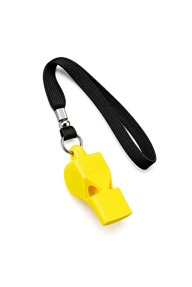 Whistle Cord, 20 cm, Black (Shipped Without Whistle)