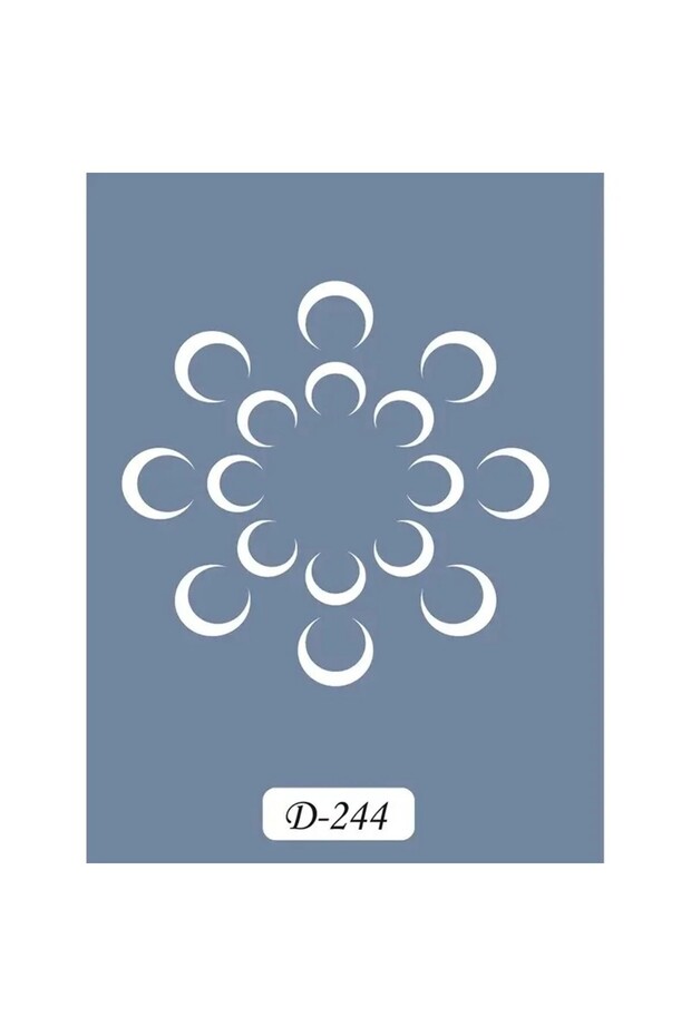 D244 Center Model D Series Stencil 15x20 cm