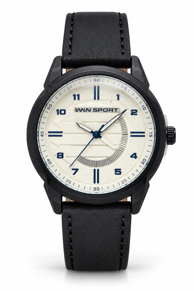 Luxury Leather Cord Men Wrist Watch