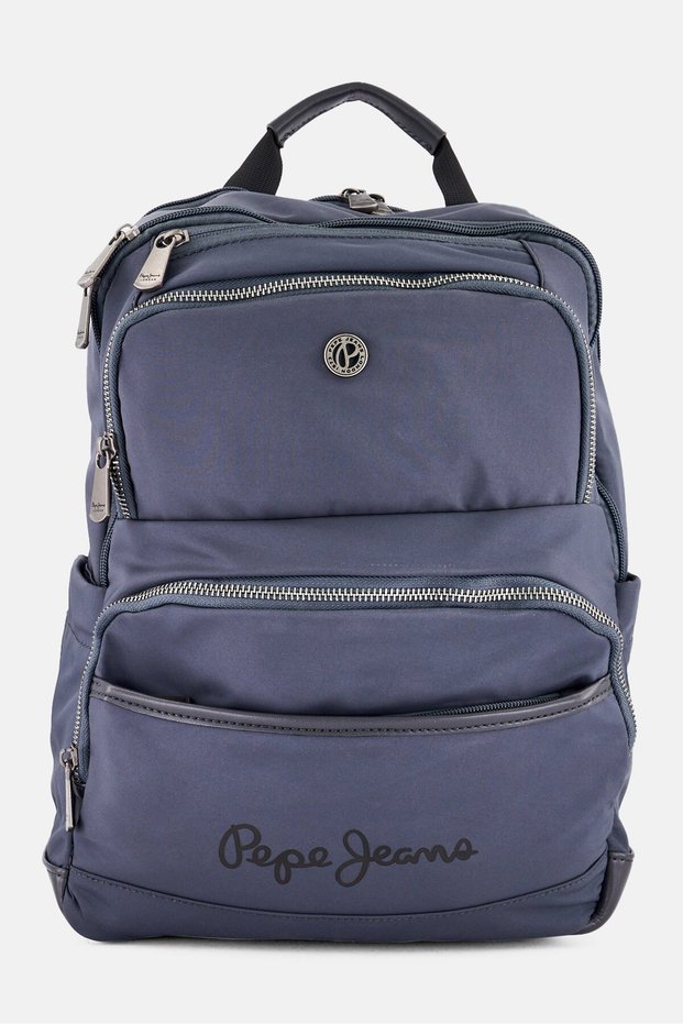 Women Brand Logo Backpack, Dark Grey