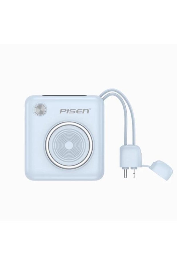 10000 mAh Mini 22.5W Fast Charging power Bank PD 3.0 Ultra Compact Travel Portable with Built in Dual Type C & Lightning Cable LED Display Charge your iPhones Ipad and Android Devices