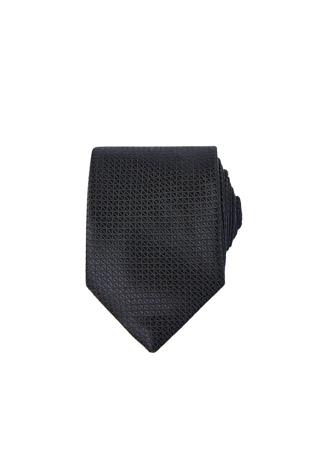 Patterned Silk Blend Tie