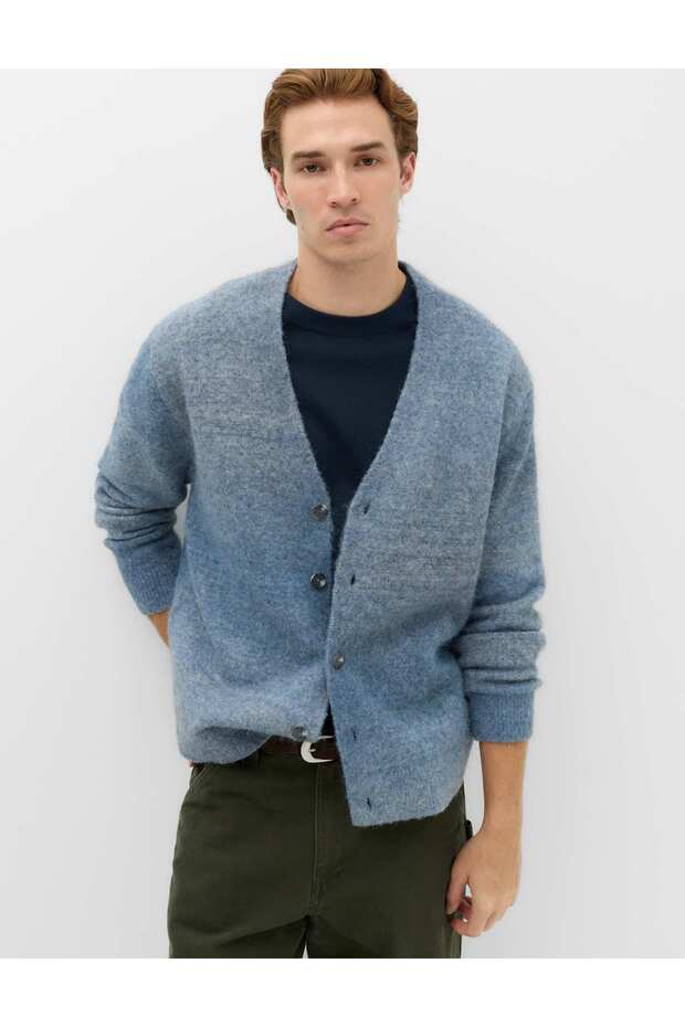 Cardigan lejer ombre
