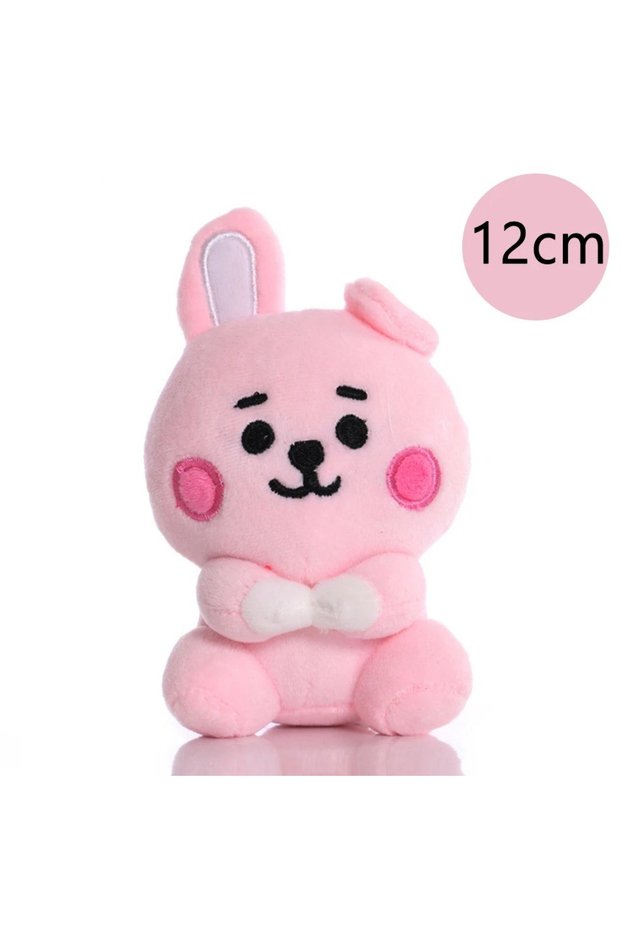 pink - 12cm 12cm Kawaii Cute Plush Mini Doll B-T-21 Cartoon Plush Sheep Koala Love Biscuit Little Ye