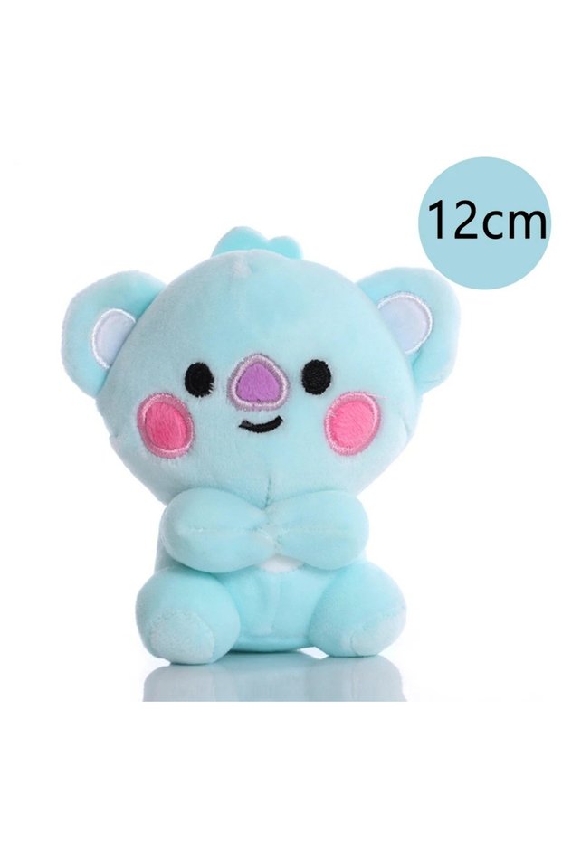 blue - 12cm 12cm Kawaii Cute Plush Mini Doll B-T-21 Cartoon Plush Sheep Koala Love Biscuit Little Ye