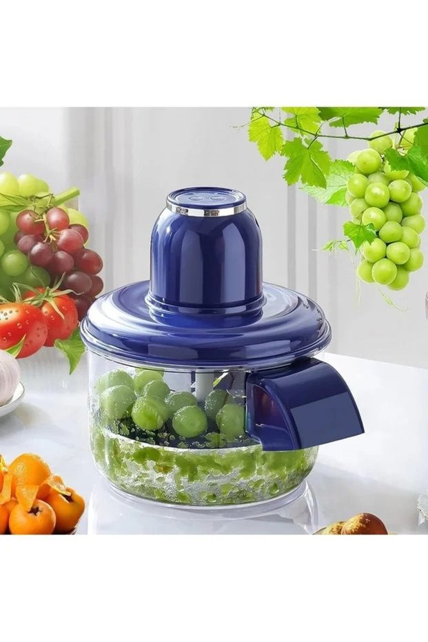 Electric Grape & Garlic Peeler – Automatic Fruit,Vegetable, Tomato Skin Remover Machine (Blue)