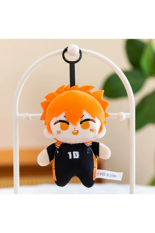 hei 10 11cm Haikyuu!! Anime Plush Keychain Hinata Kageyama Oikawa Kuroo Nishinoya Doll Bag