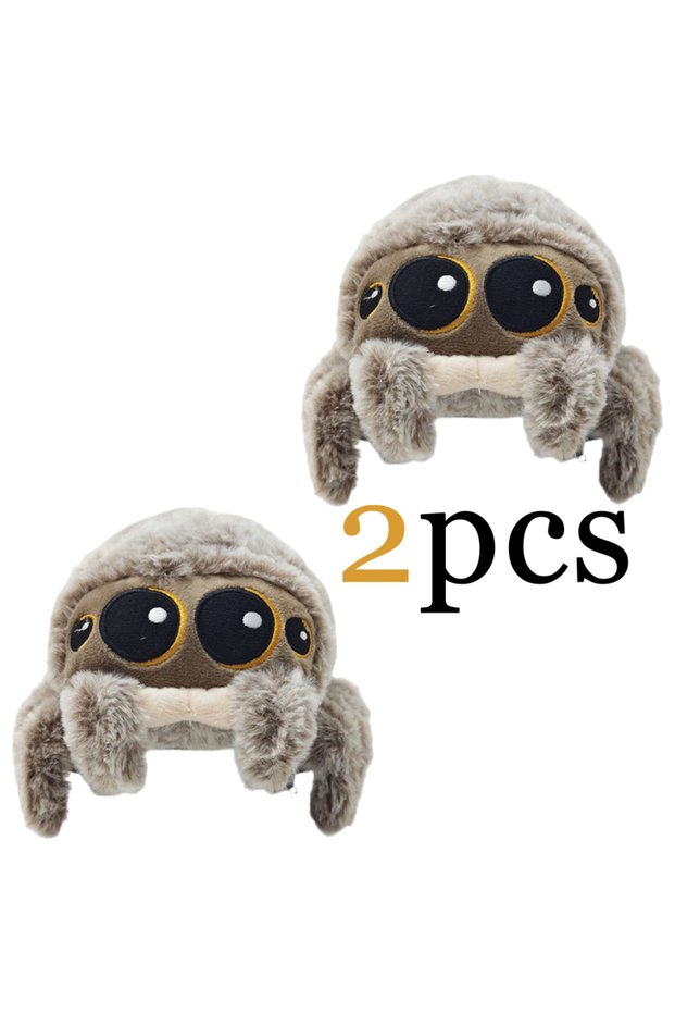 2pcs Stuffed Soft Animals Plushies Spider Toy Black Little Lucas Simulated Pillow Doll Anime Game Ro