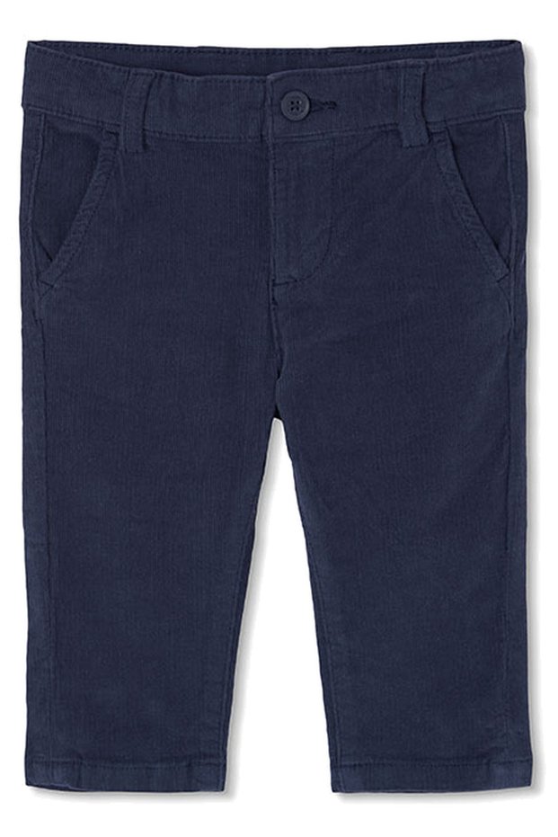 Plain Weave Pants, Ages 2–6, Navy Blue