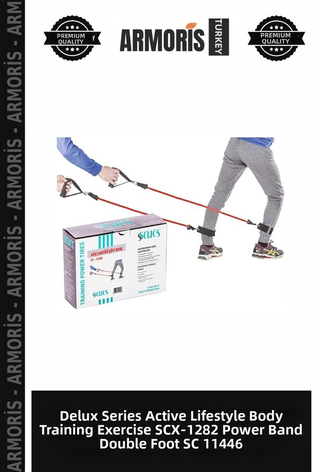 Delux Series Active Life Physical Training Exercise Scx-1282 Power Tire Double Foot Sc 11446