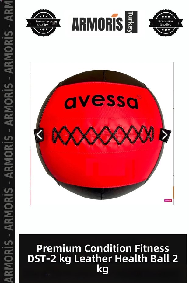 Premium Conditioning Fitness Physical Dst-2 kg Leather Health Ball 2 kg