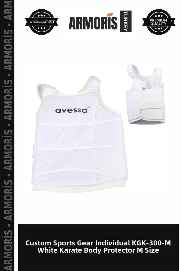 Special Production Sports Clothing Individual Kgk-300-M White Karate Body Protector Size m