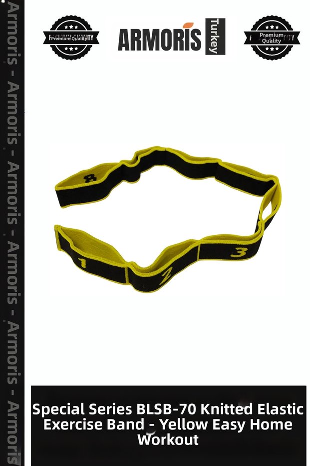 Special Series Blsb-70 Knitted Elastic Exercise Band Yellow Easy Physical Exercise at Home
