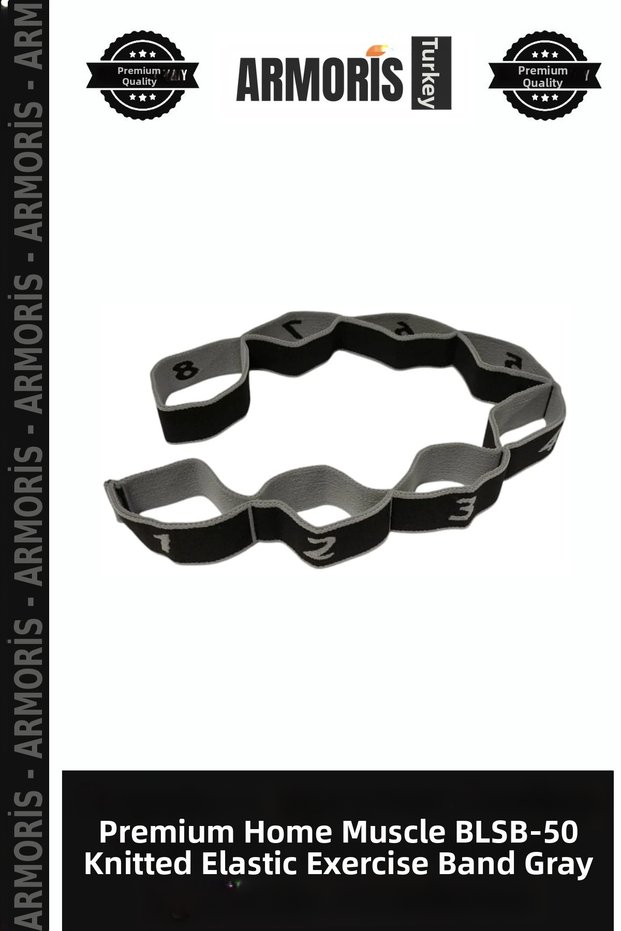 Premium Hare Ev Kas Blsb-50 Knitted Elastic Exercise Band Gray