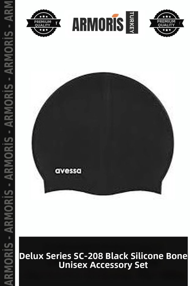 Delux Series Sc-208 Silicone Cap Black Accessory Unisex Combination
